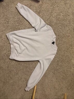 H&M White Crewneck Sweater